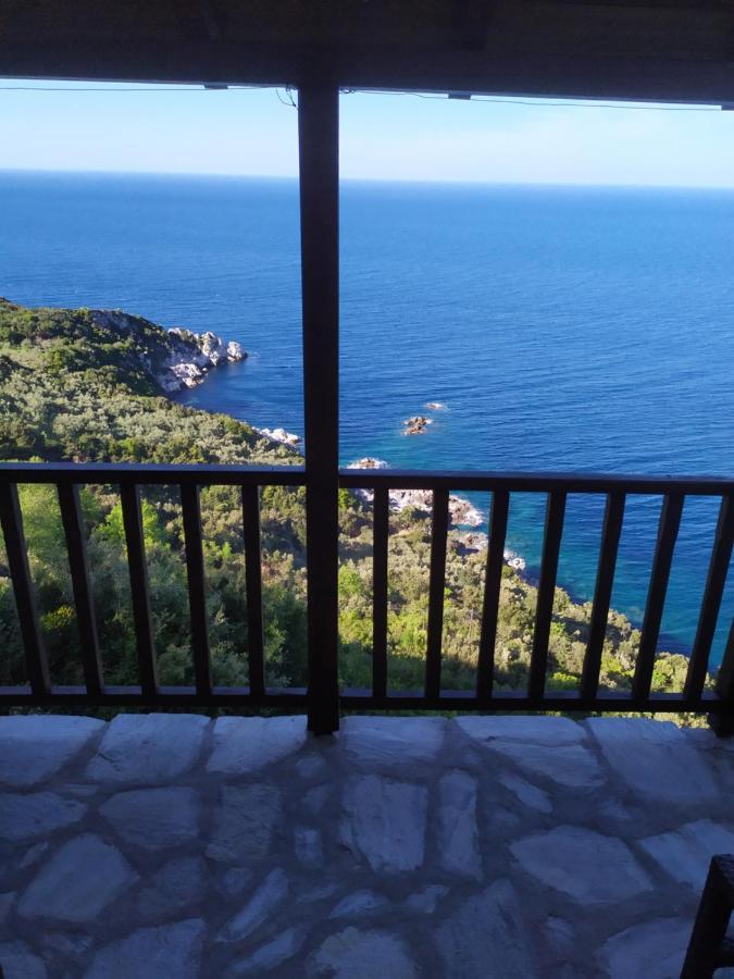 Triple Studio Room With The Most Beatifull View In Mylopotamos Tsagkarada Extérieur photo